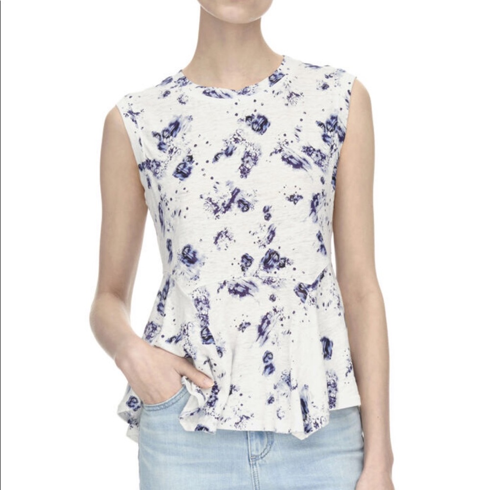 Rebecca Taylor • Sleeveless Meteor Floral Tee